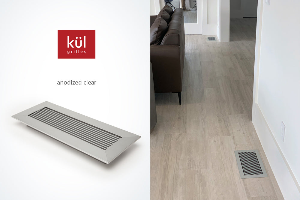 floor vent anodized clear side by side white oak flooring white trim brista homes by kulgrilles