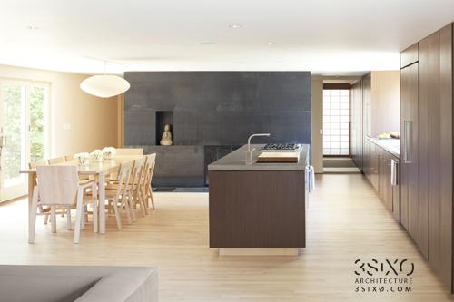 return air grille brushed chrome finish light oak hardwood flooring modern home 3six0 architects by kulgrilles