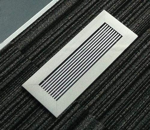 vent covers modern anodized clear finish close up on striped carpet 404 hosmer by kulgrilles