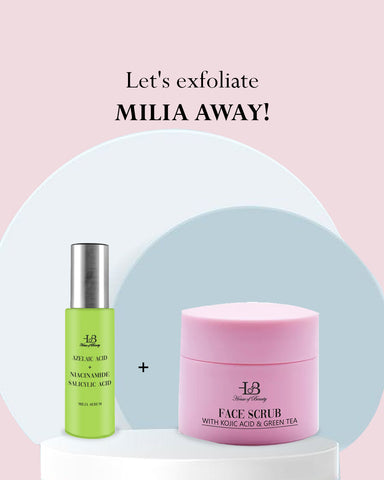 How to get rid of milia at home fast - house of beauty's milia serum and face scrub for milia removal