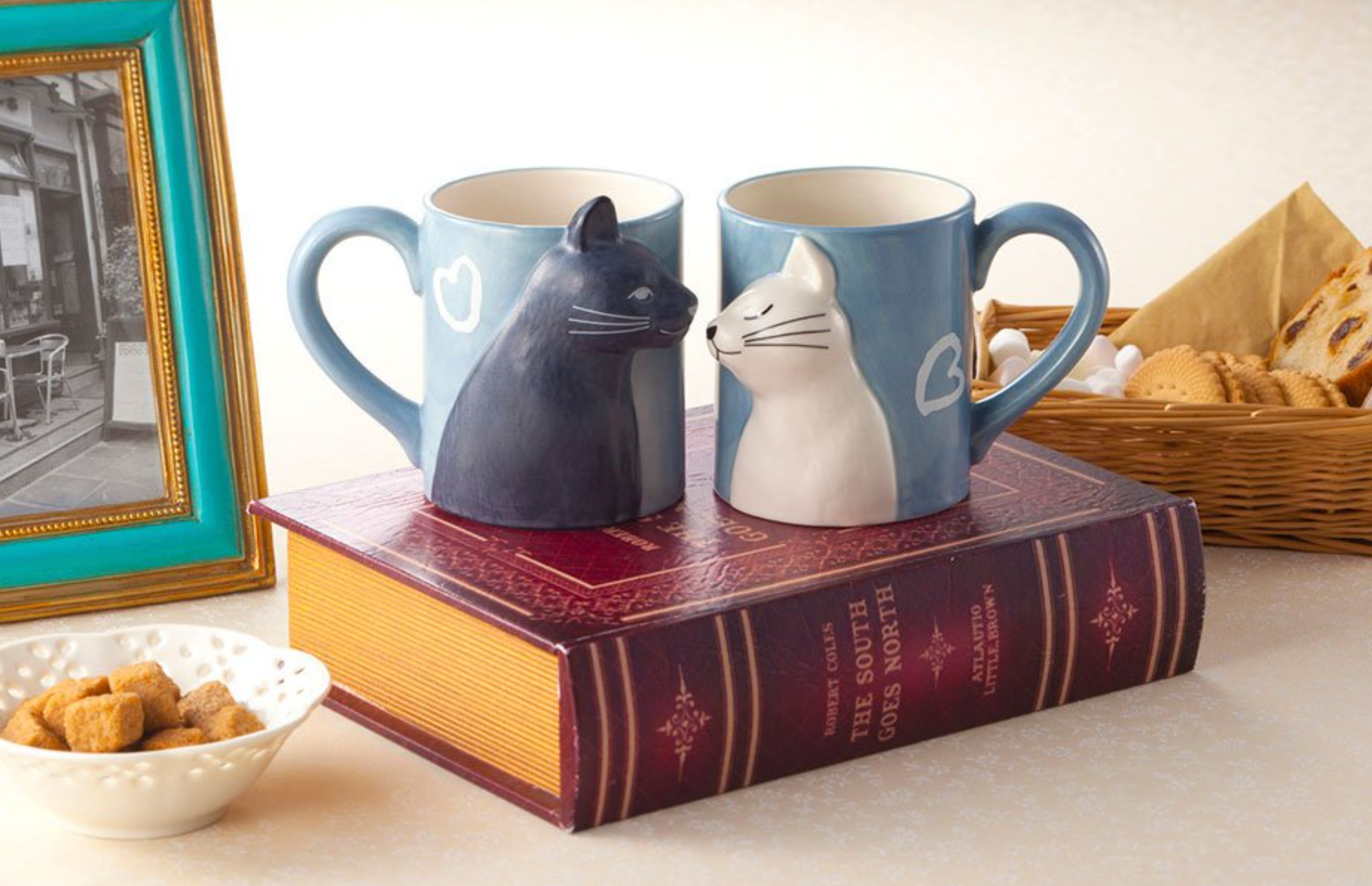 Kitty Kiss Pair Mugs