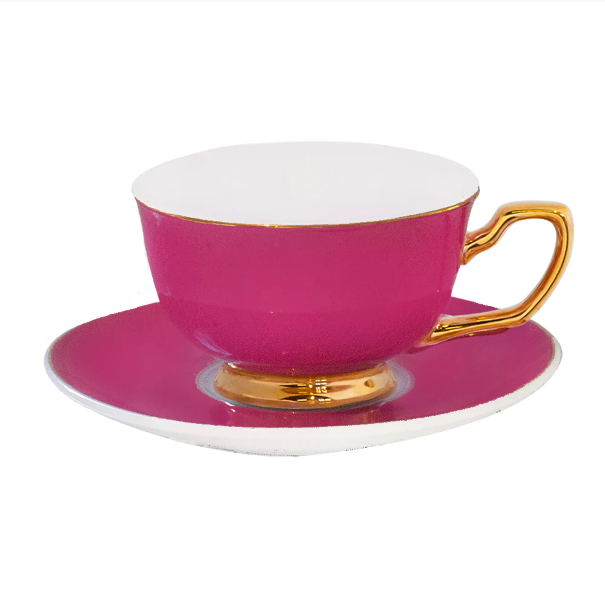 Cristina Re Fuchsia Teacup & Saucer