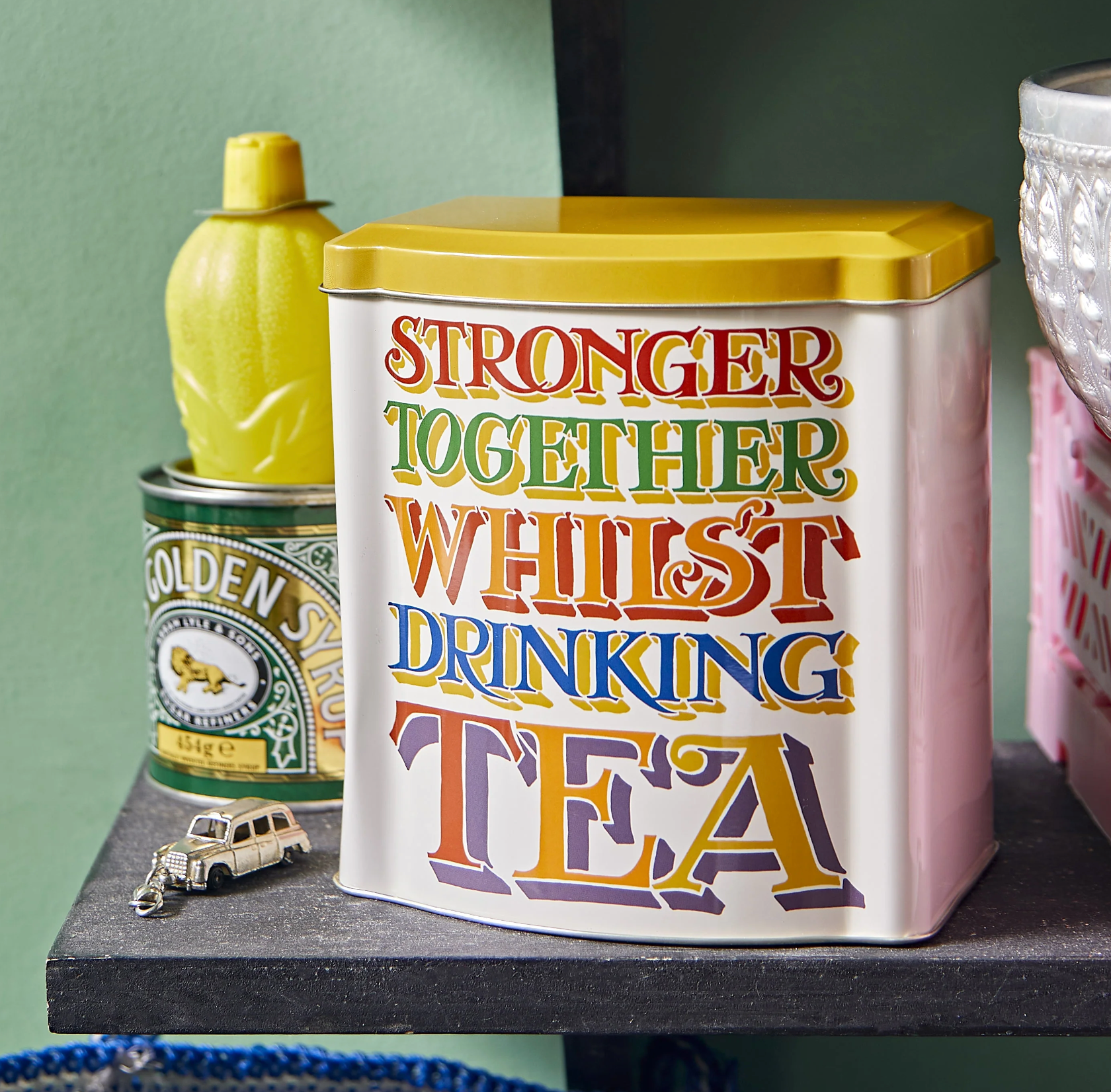 Emma Bridgewater Rainbow Tin Tea Caddy