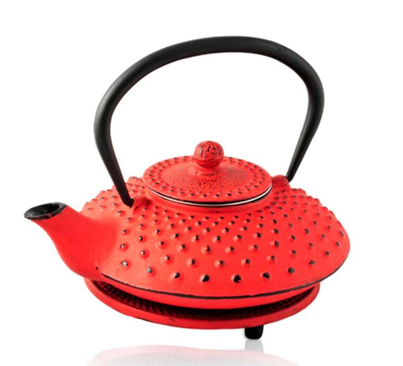 Fuyu Red Cast Iron Teapot