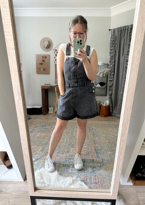 Poppy Shortalls - Humble Fig