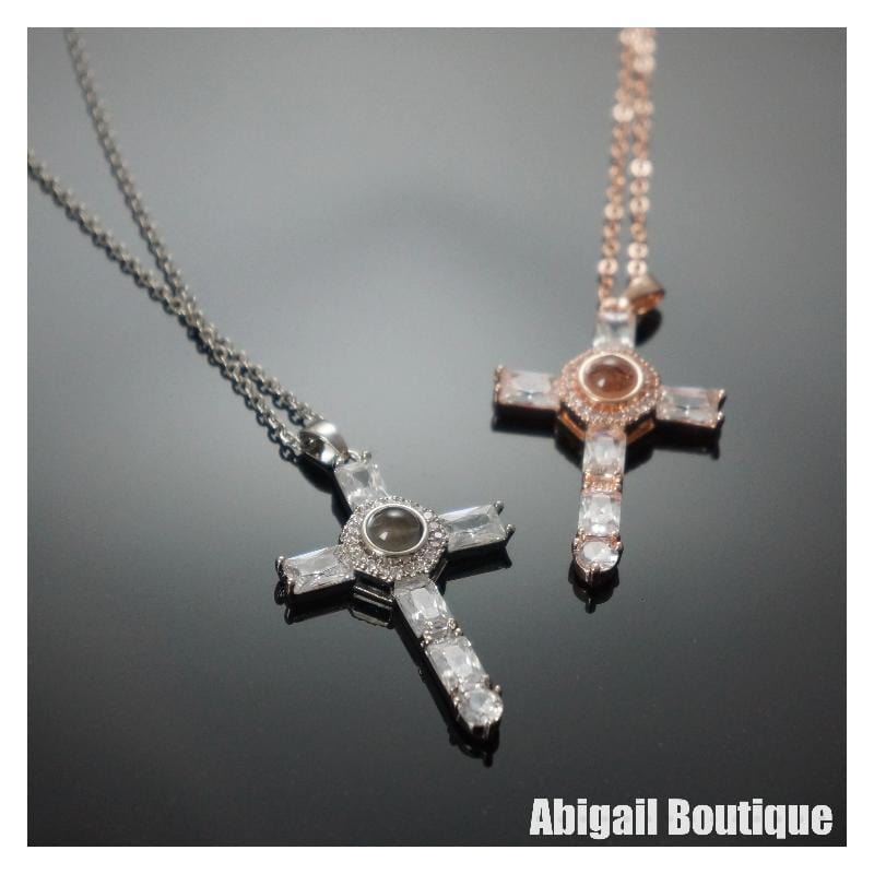 Lord's Prayer Cross Necklace