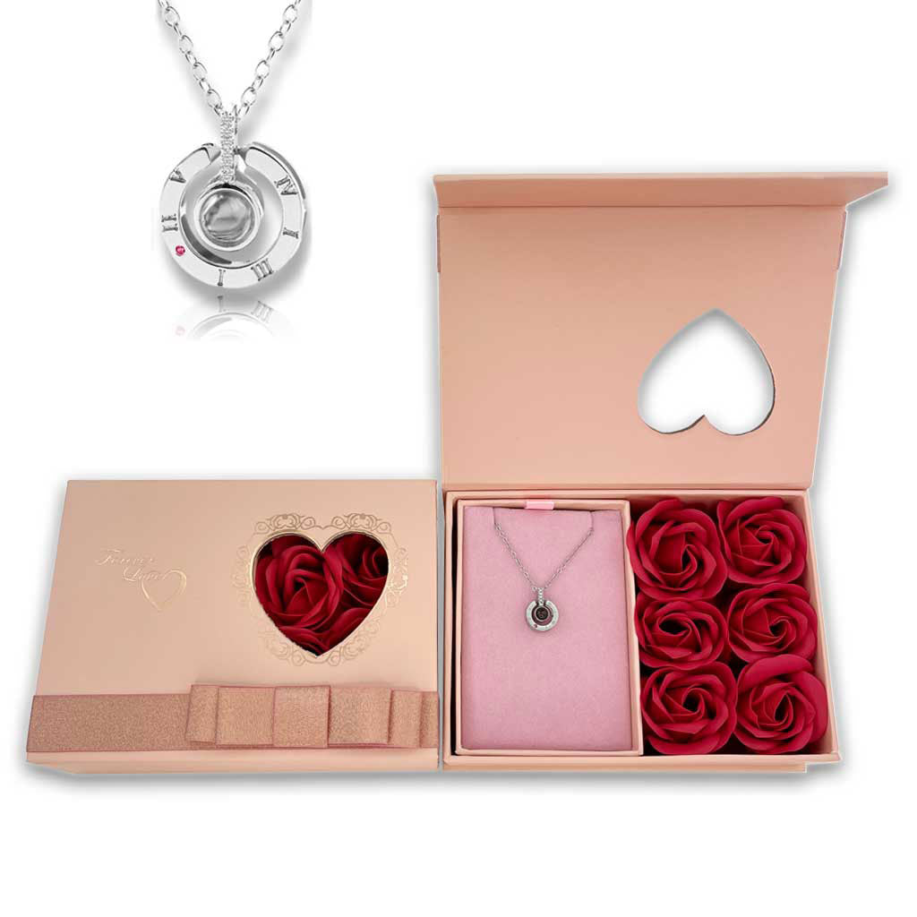 Mini Sweetheart Stacker Necklace | The Little's Collection Rose Gold Filled / 5 Discs