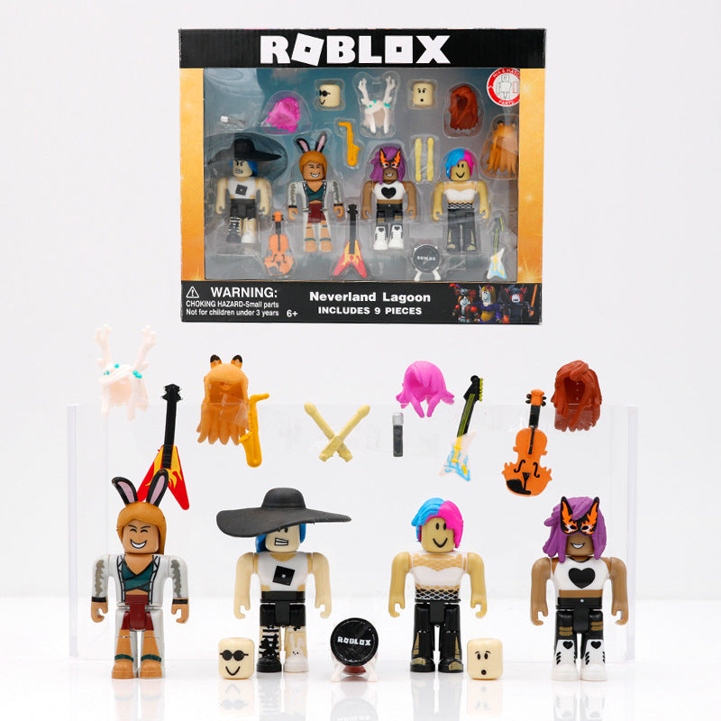 Dolls Roblox - 597943450 hot roblox game hero models 8 dolls with accessories anime characters building blocks surrounding toys boys kids birthday gifts toys hobbies action toy figures