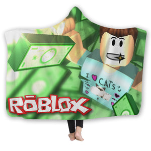 Roblox Denis Daily Hooded Blanket Microfiber Fleece Blanket - denisdaily roblox roblox pinterest