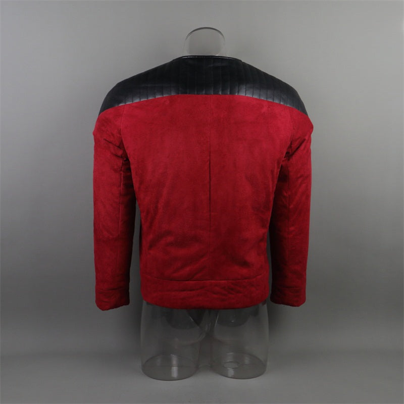 Star Trek Picard Men S Fall Winter Coat Jacket Prosholiday - roblox red winter coat