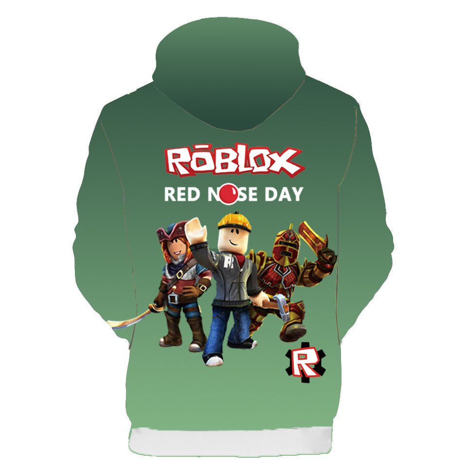Roblox Fashion Sport Hoodie Green Hooded Sweatshirt For Kids - green hoodie t shirt roblox
