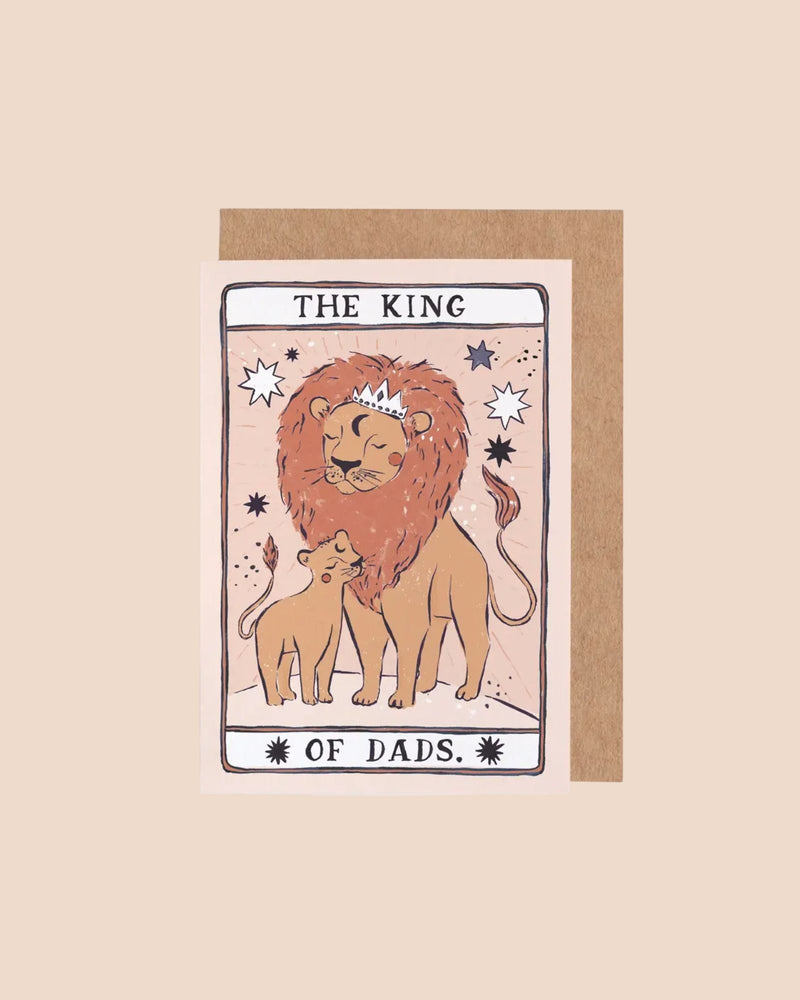 King of Dads Greeting Card