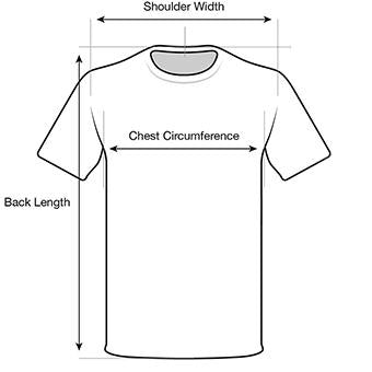 apparel shirt measurement diagram