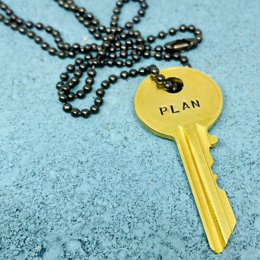 Key Necklace - Custom Original / Black / Black