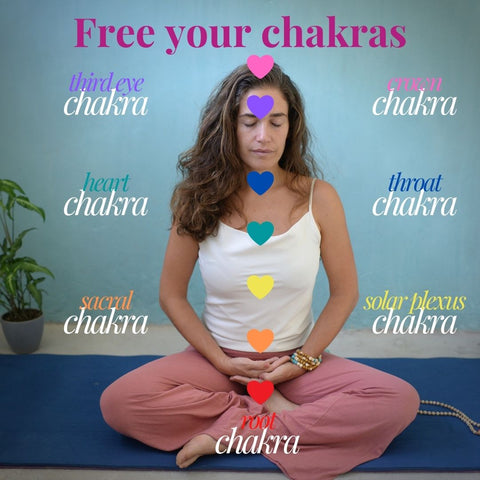 Yoga tips 😇💙 7 poses to balance the chakras. .. .. . . Let's start  balancing our chakras 😇💙 🙏 . . .thank you @halonayoga for sharing ❤️  #yoga_healers | By Yoga HealersFacebook