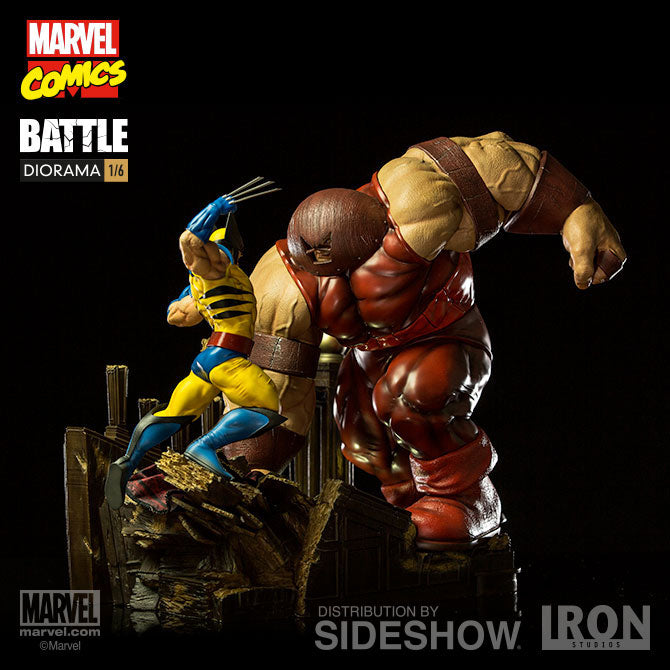 Iron Studios Marvel Comics X Men Wolverine Vs Juggernaut 1 6 Scale Bat Maybang S Collectibles