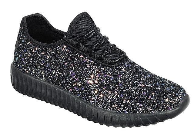 forever link women's remy-18 glitter fashion sneakers