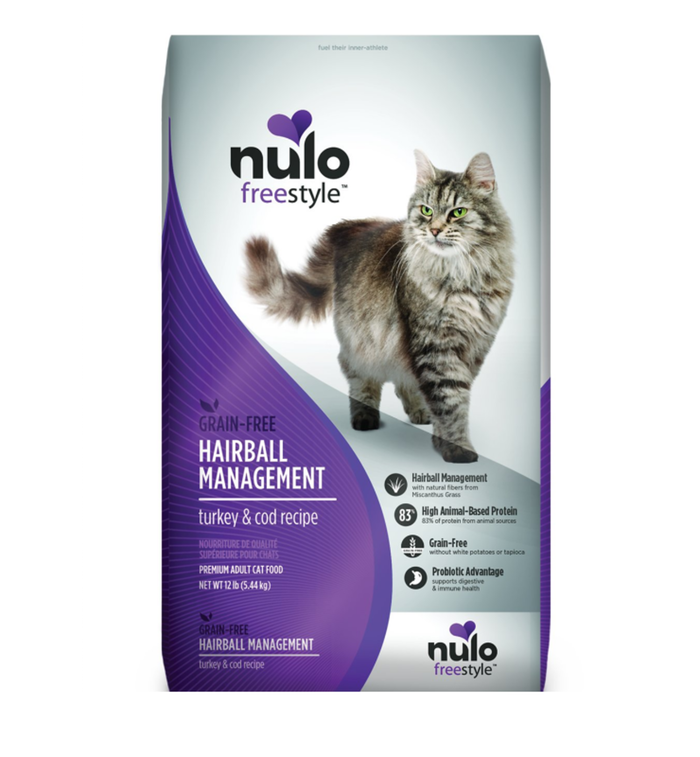 nulo hairball management cat food