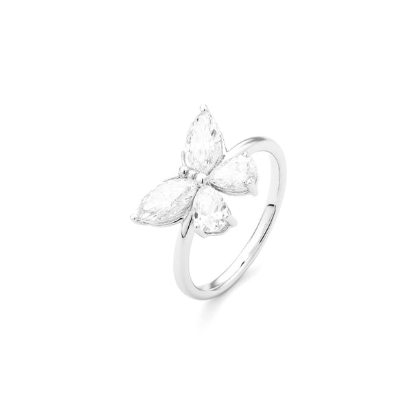 18 KT Diamond Butterfly Earring at Rs 29500/pair