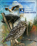 Birds of Prey Stamp Ciconia Athene Noctua Owl Souvenir Sheet MNH #6110 / Bl.682