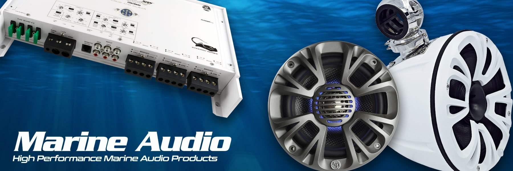 high performance marine audio products