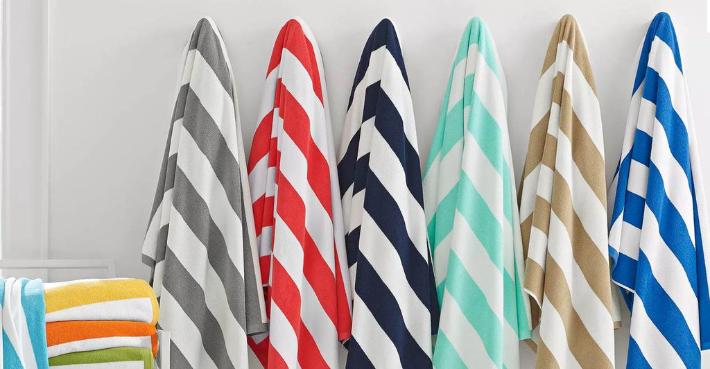 Cabana stripe beach towel