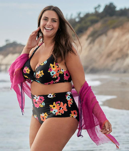Tummy Control High-Waisted Swim Suit Bottoms