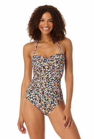 Pearl Shirred Bandeau One-Piece … curated on LTK