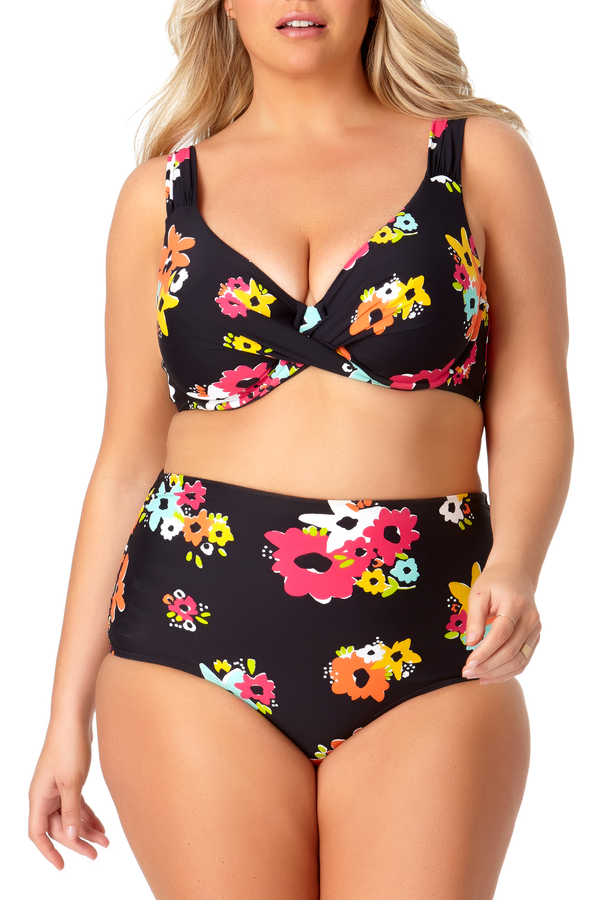 plus size bathing suit tops with underwire