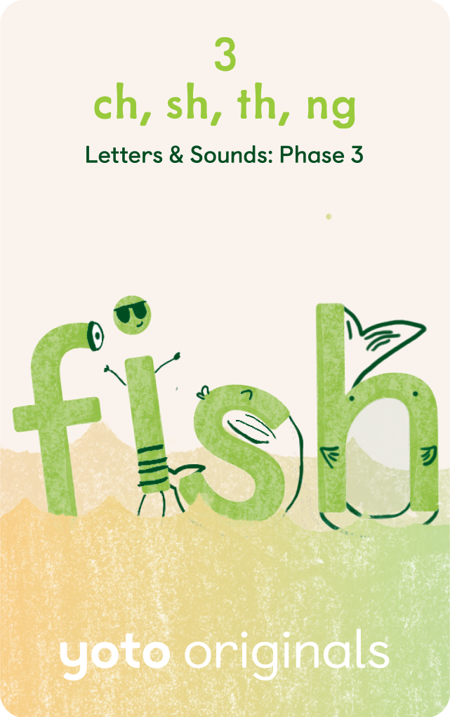 Phonics: Letters and Sounds: Phase 3. Yoto