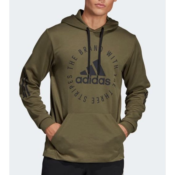 mens khaki adidas hoodie