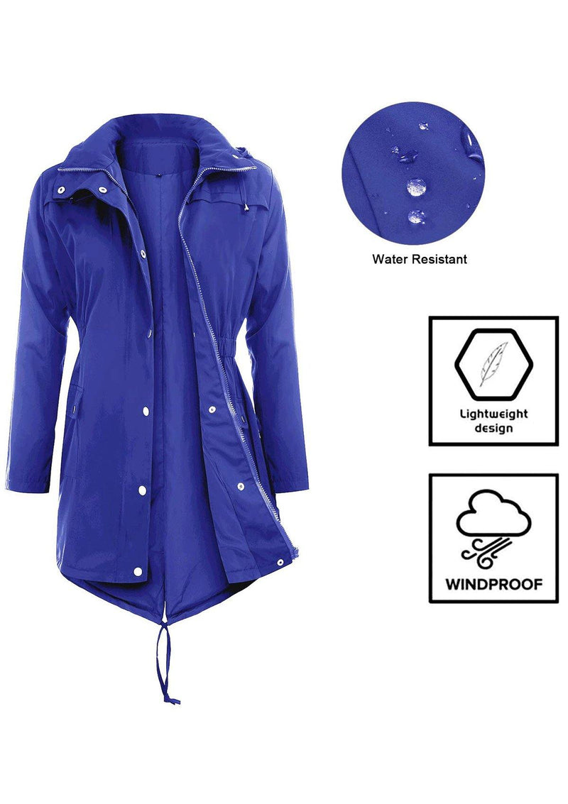 women's waterproof windbreaker with hood