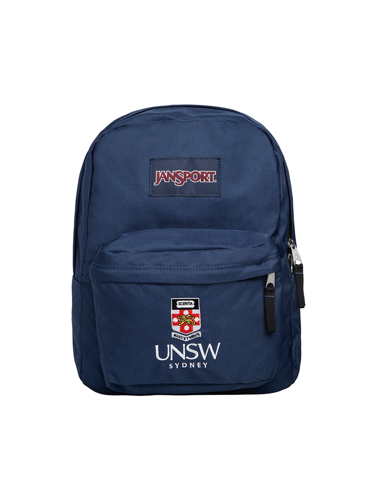 dark blue jansport backpack