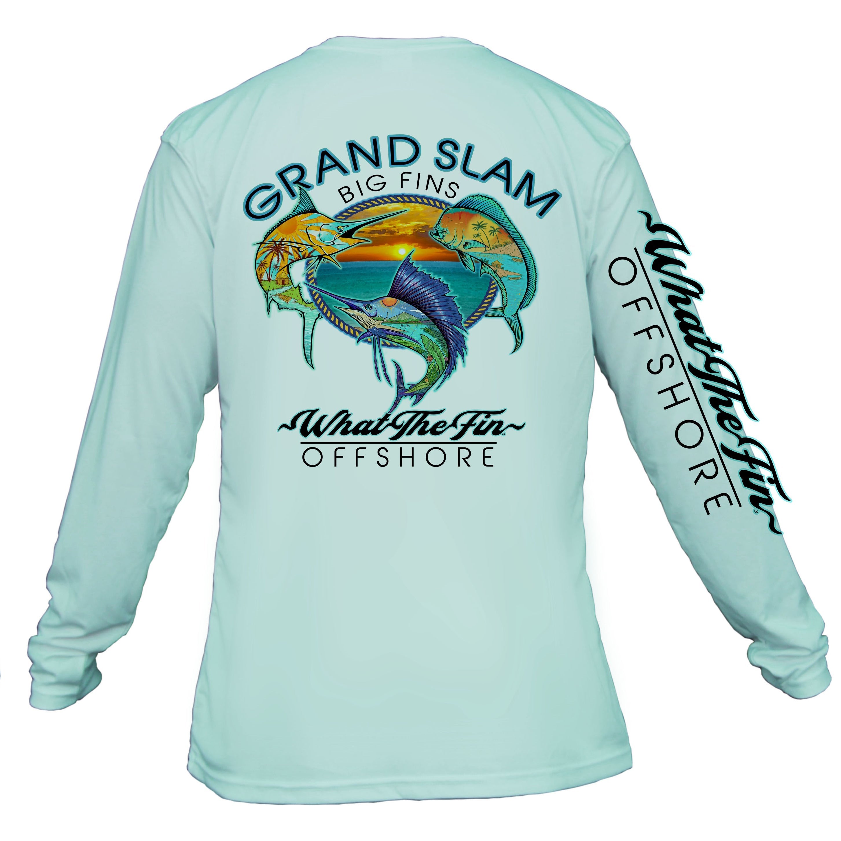 Day of Fin Surf L/S Performance unisex (ID:I16) Keys Green / M