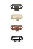 Snap lock comb clips tiny 7/8'(12pc)