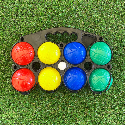 9 Ball Set Boule Bocce Ball Outdoor Toys Plastic Boules Jack Games