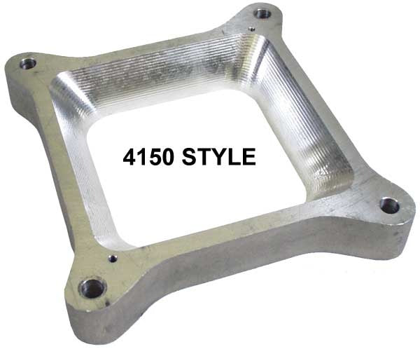 1 Lightweight Carb Spacer - Tapered 4 Hole Clover Leaf 4150