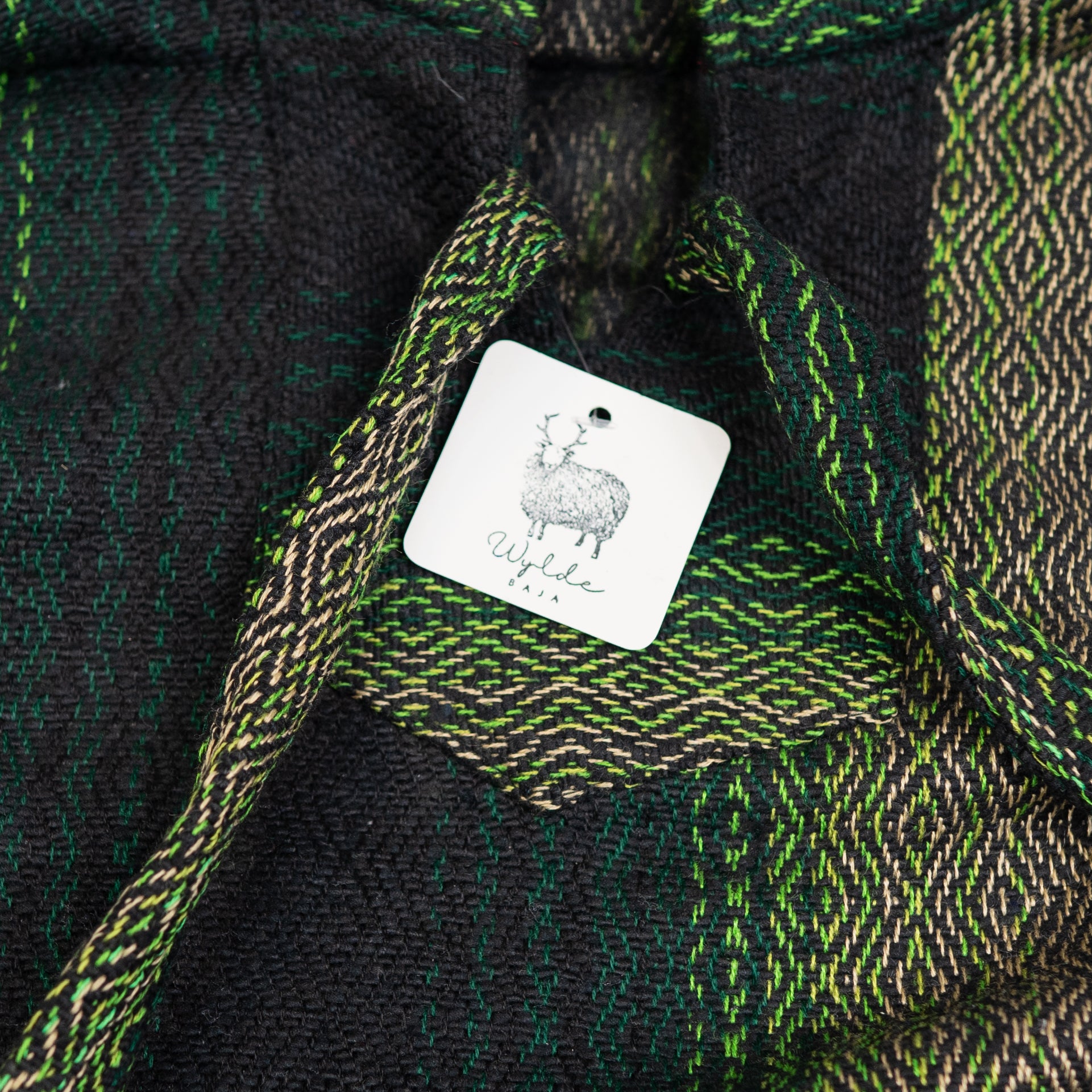 Verde Mexican Drug Rug Baja Hoodie