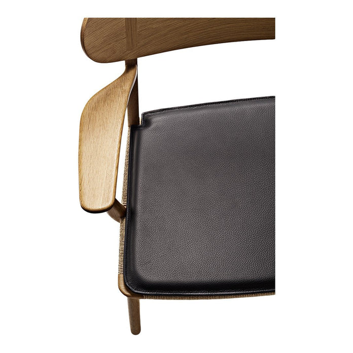 Carl Hansen & Son CH22 Leather Seat Cushion by Hans Wegner