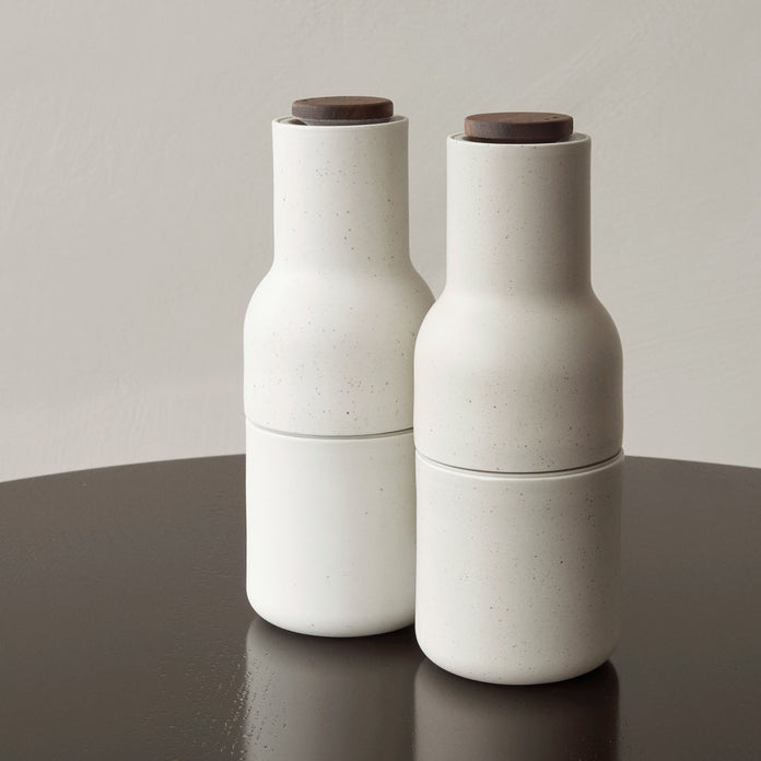 Bottle Grinder Set by Norm Architects  Ceramic spice mill 2. psc – Audo  Copenhagen