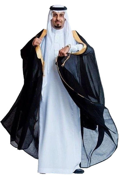 Traditional Black Bisht – Al Firdaws