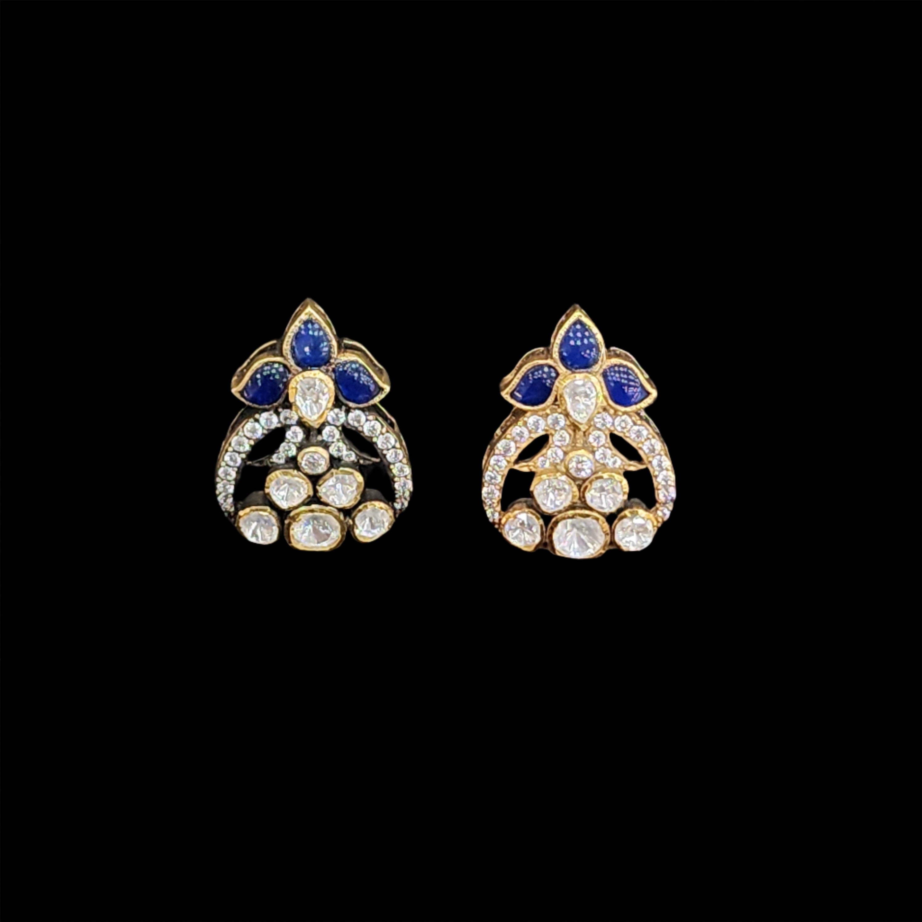 Blue Sapphire Studs