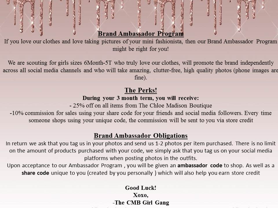 Brand Ambassador Application