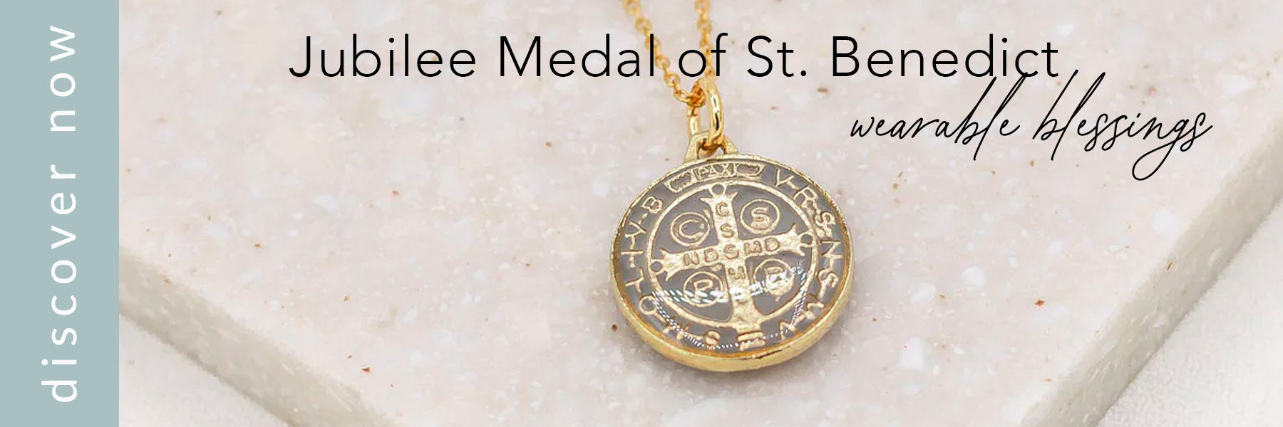 link to benedictine jubilee st. benedict medal bracelets necklaces and jewelry
