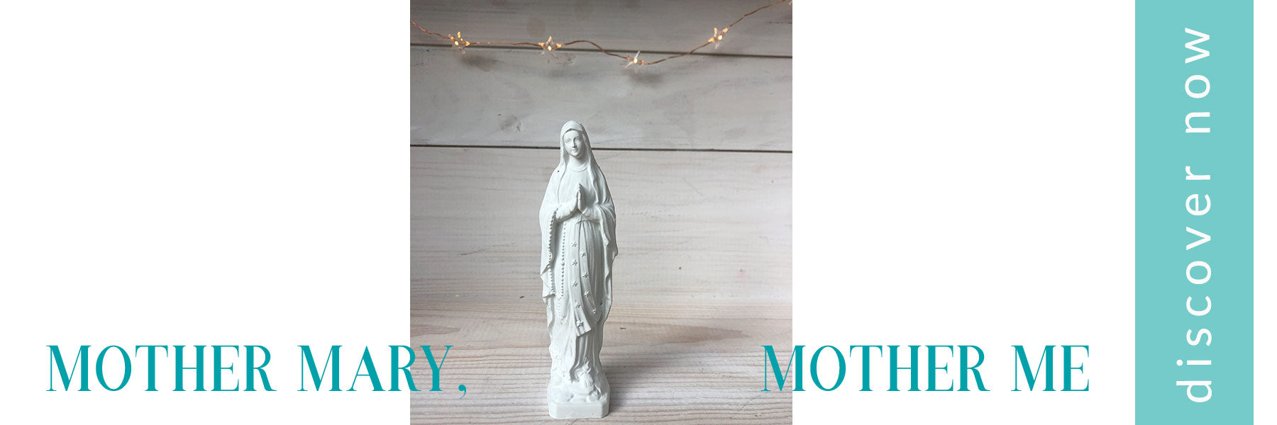 Our Lady of Lourdes Statue Shop Now Link with picture of Our Blessed Mother French statue