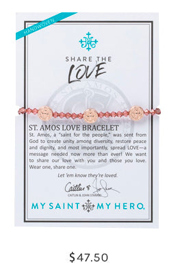 St. Amos Share the Love Swarovski Crystal Bracelet