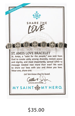 St. Amos Share the Love bracelets - mysaintmyhero.com