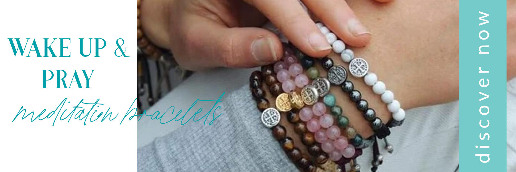 Wake Up & Pray Meditation Bracelets Discover Now