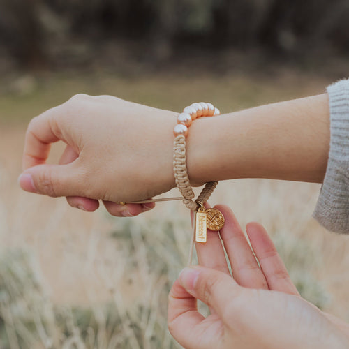 Gratitude St. Benedict Blessing Bracelet - Handwoven – My Saint My Hero