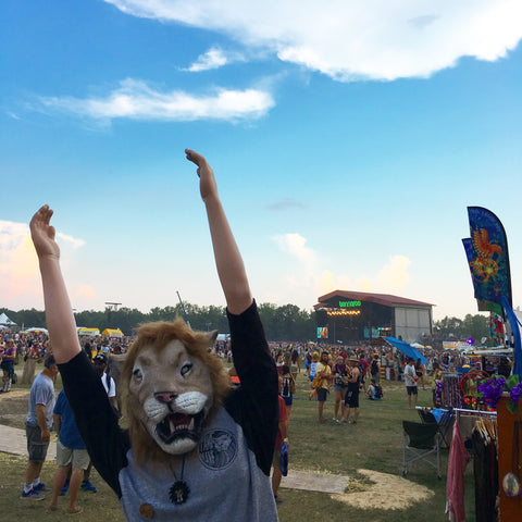 Larry's first Bonnaroo - Tame Mane - June 2016